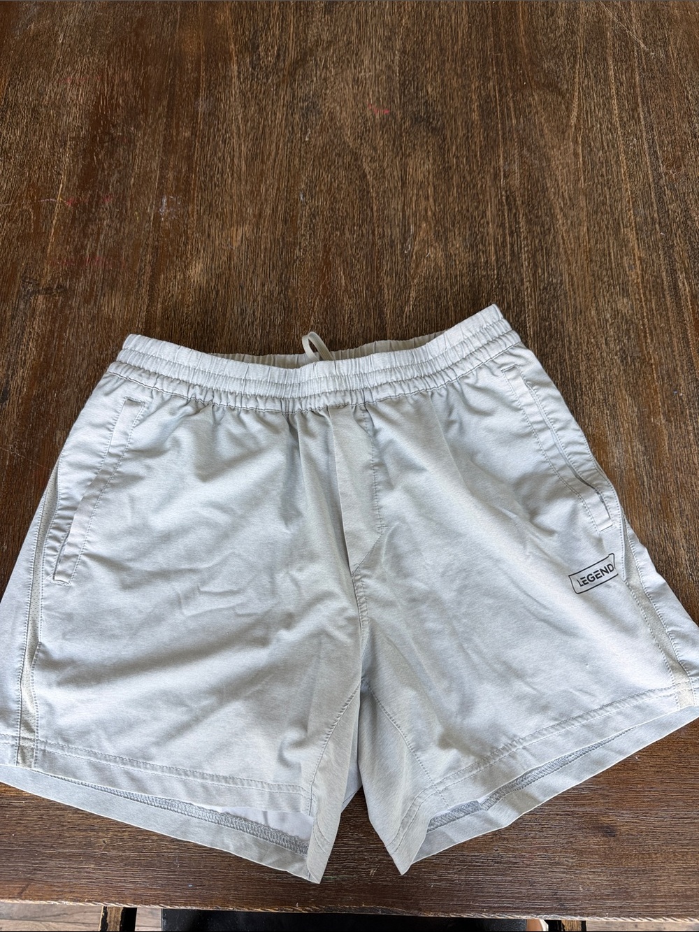 Legend Men's Athletic Shorts in Light Gray